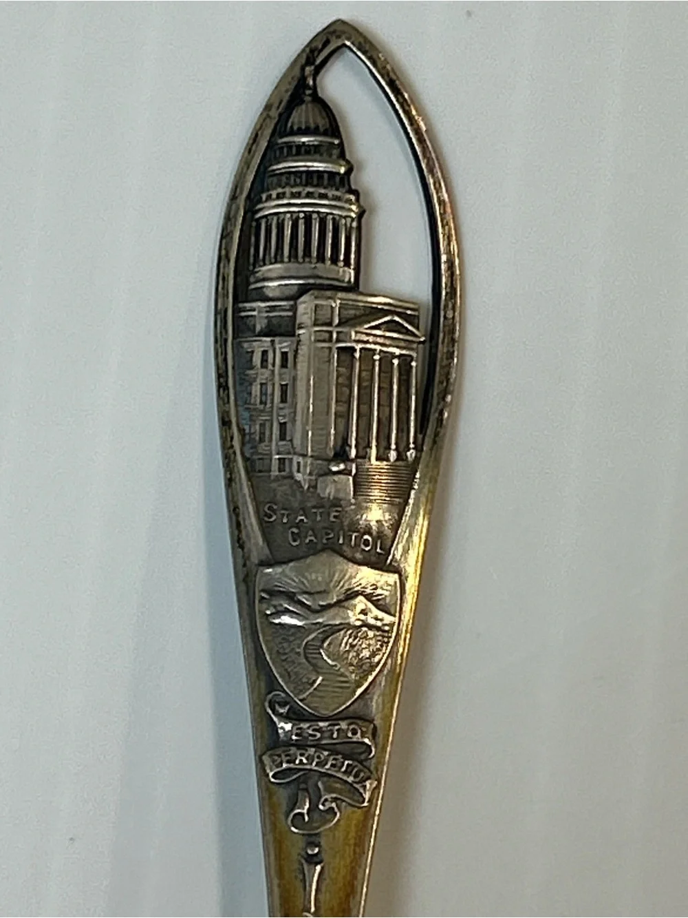 Idaho State Capital Souvenir Spoon Sterling Silver